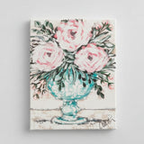 Pink Peonies Canvas Art Print