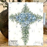 Floral Cross canvas art print