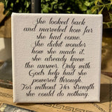 Inspirational canvas art print, gift for mom