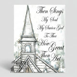 Then Sings My Soul Canvas Art Print