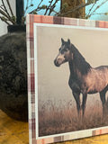 Equestrian canvas art print