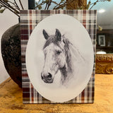 Equestrian canvas art print