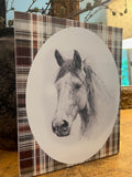 Equestrian canvas art print