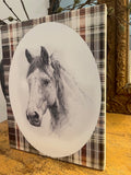 Equestrian canvas art print