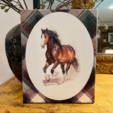 Equestrian canvas art print