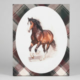 Equestrian canvas art print