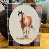Equestrian canvas art print