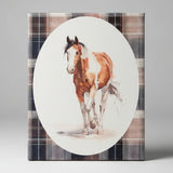 Equestrian canvas art print