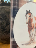 Equestrian canvas art print