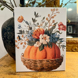Thanksgiving / Fall / Harvest Canvas Art Print