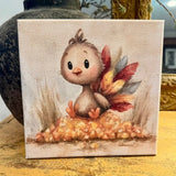 Fall Turkey canvas art print