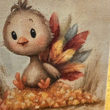 Fall Turkey canvas art print