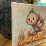 Fall Turkey canvas art print