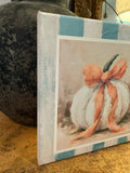 Fall canvas art print,  pumpkin decor