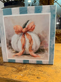 Fall canvas art print,  pumpkin decor