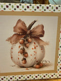 Fall canvas art print, Pumpkin decor