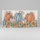 Fall pumpkin canvas art print