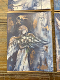 Angel notecards, set of 4