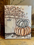 Fall canvas art print