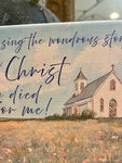 Christian canvas art decor