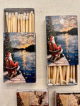 Sportsman Santa set of 6 matchboxes