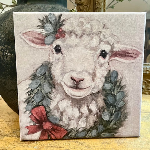 Baby Lamb canvas art print