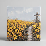 Christian shelf sitter, canvas art print