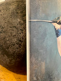 Hummingbird canvas art print, Nature home decor