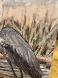 Pelican canvas art print, Beach home decor