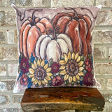 Fall Autumn Pumpkin Throw Pillow