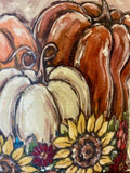 Fall Autumn Pumpkin Throw Pillow
