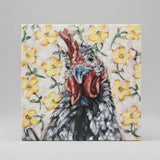 Rooster home decor canvas art print