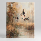 Mallards in flight, Outdoor canvas art