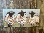 Lamb canvas art print, Spring and summer home decor