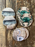 Coaster Set, Coastal home decor