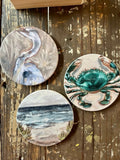 Coaster Set, Coastal home decor