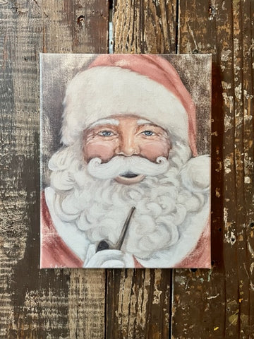 Santa Canvas art print