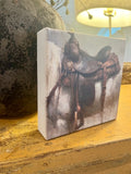 Equestrian canvas art print, Horse  home decor
