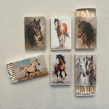 Equestrian art set of 6 matchboxes