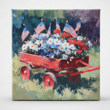 Americana canvas art print home decor