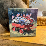 Americana canvas art print home decor