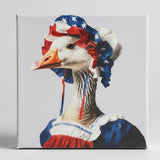 Americana canvas art print, whimsical home decor