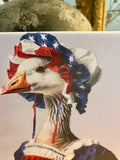 Americana canvas art print, whimsical home decor