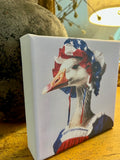 Americana canvas art print, whimsical home decor