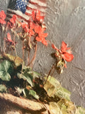 Floral canvas art print,  home and garden home decor