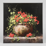 Floral canvas art print,  home and garden home decor