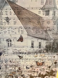 Daddy's Hands with butterflies song music canvas art print