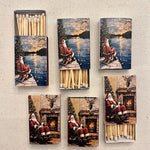 Sportsman Santa set of 6 matchboxes