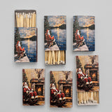 Sportsman Santa set of 6 matchboxes