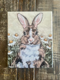 Spring home decor, Bunny print